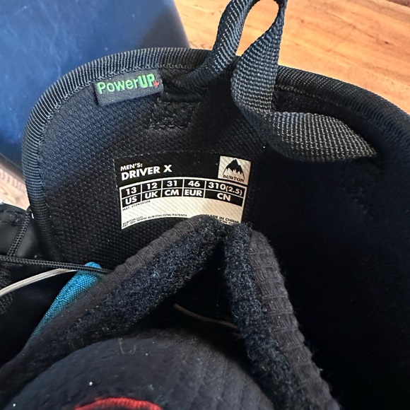 Burton Driver X snowboard boots. Like new, worn once. Did not fit. - Picture 2 of 4